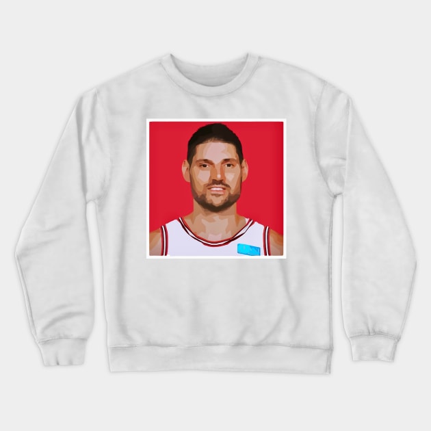 Nikola Vucevic Crewneck Sweatshirt by Playful Creatives